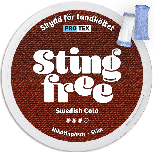 Stingfree Swedish Cola-Nicotine Pouches-Gigasnus.com