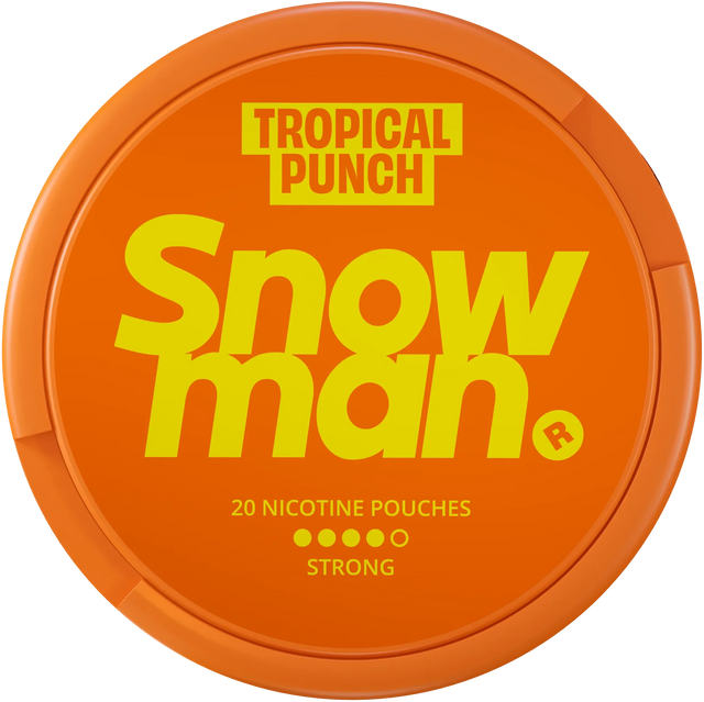 Snowman Tropical punch 12mg-Nicotine Pouches-Gigasnus.com
