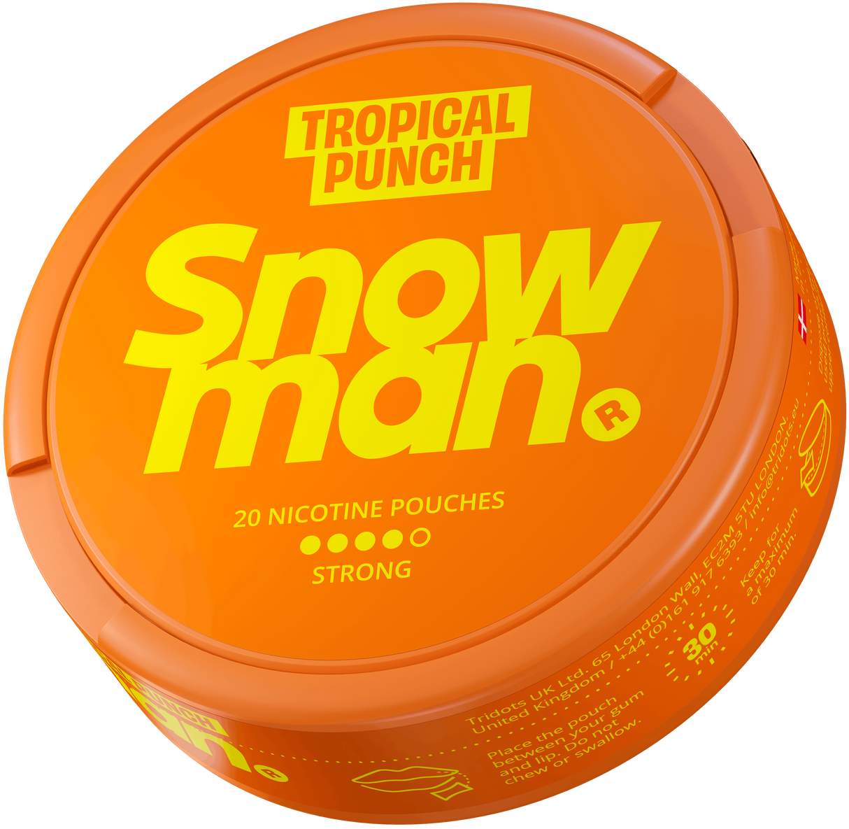 Snowman Tropical punch 12mg-Nicotine Pouches-Gigasnus.com