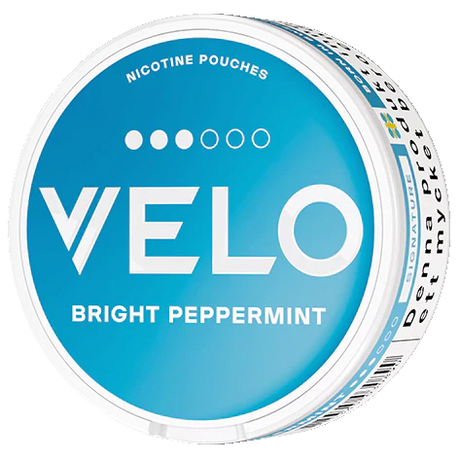 VELO Bright Peppermint-Nicotine Pouches-Gigasnus.com