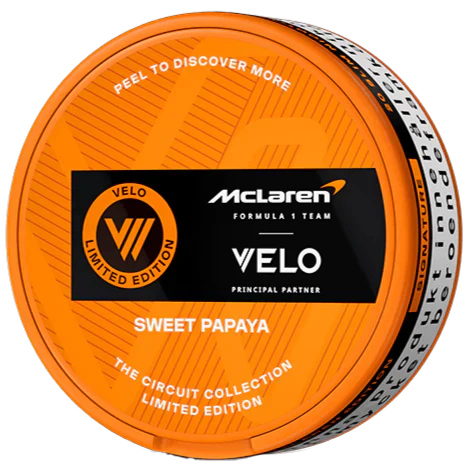 Velo McLaren Sweet Papaya-Nicotine Pouches-Gigasnus.com