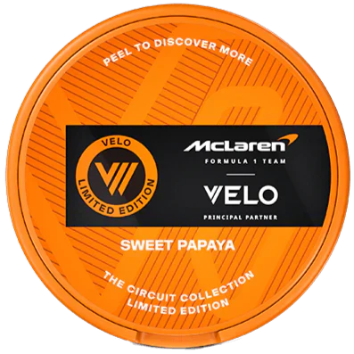 Velo McLaren Sweet Papaya-Nicotine Pouches-Gigasnus.com