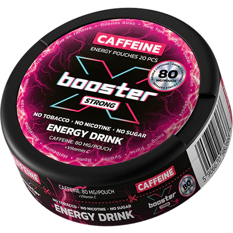 X-Booster Energy Drink 80 mg-Koffein Pouches-Gigasnus.com