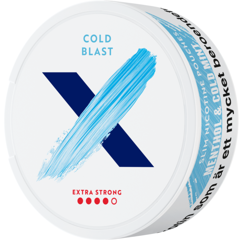 X Cold Blast Extra Strong-Nicotine Pouches-Gigasnus.com