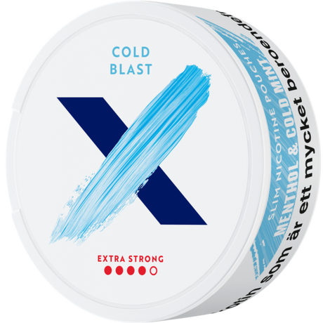 X Cold Blast Extra Strong-Nicotine Pouches-Gigasnus.com