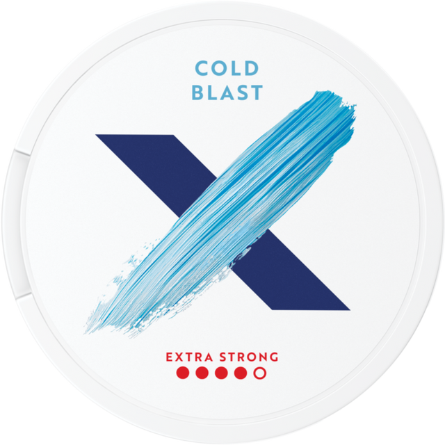 X Cold Blast Extra Strong-Nicotine Pouches-Gigasnus.com