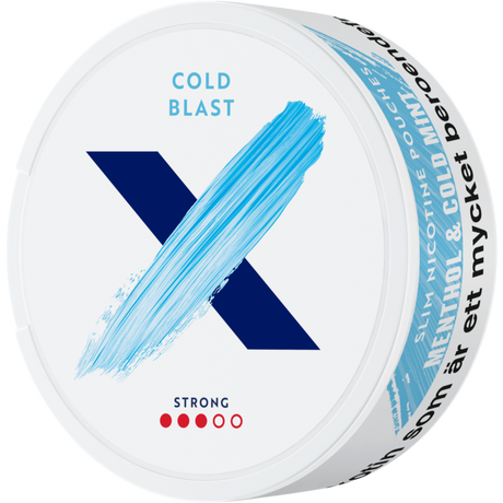 X Cold Blast Strong-Nicotine Pouches-Gigasnus.com