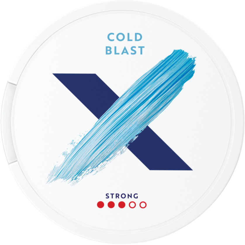 X Cold Blast Strong-Nicotine Pouches-Gigasnus.com