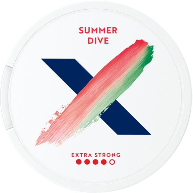 X Summer Dive Extra Strong-Nicotine Pouches-Gigasnus.com