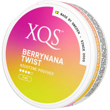 XQS Berrynana Twist Strong-Nicotine Pouches-Gigasnus.com