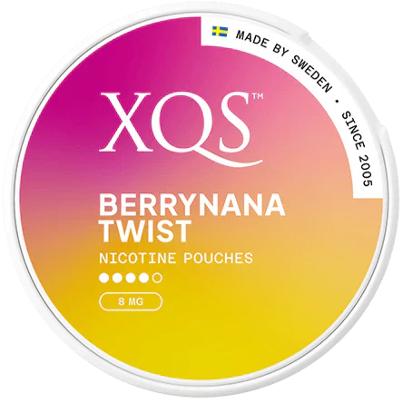 XQS Berrynana Twist Strong-Nicotine Pouches-Gigasnus.com