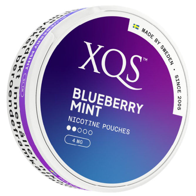 XQS Blueberry Mint Light-Nicotine Pouches-Gigasnus.com