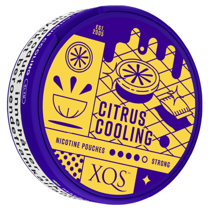 XQS Citrus Cooling Strong-Nicotine Pouches-Gigasnus.com