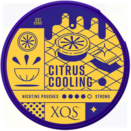 XQS Citrus Cooling Strong-Nicotine Pouches-Gigasnus.com