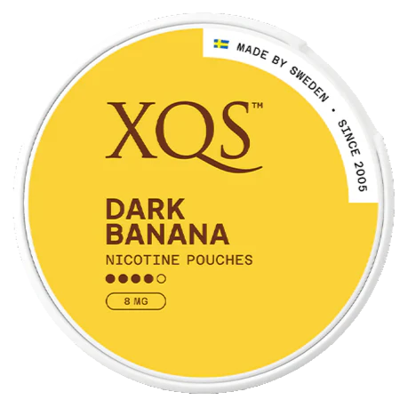 XQS Dark Banana Strong-Nicotine Pouches-Gigasnus.com