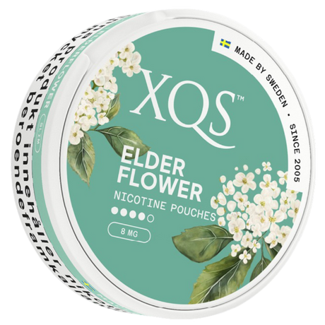 XQS Elderflower Strong-Nicotine Pouches-Gigasnus.com