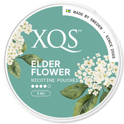 XQS Elderflower Strong-Nicotine Pouches-Gigasnus.com