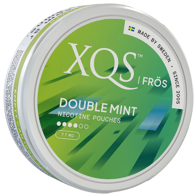 XQS Frös Double Mint 7,7mg-Nicotine Pouches-Gigasnus.com