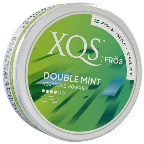 XQS Frös Double Mint 7,7mg-Nicotine Pouches-Gigasnus.com