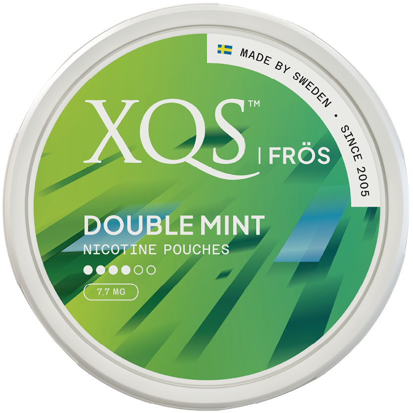 XQS Frös Double Mint 7,7mg-Nicotine Pouches-Gigasnus.com