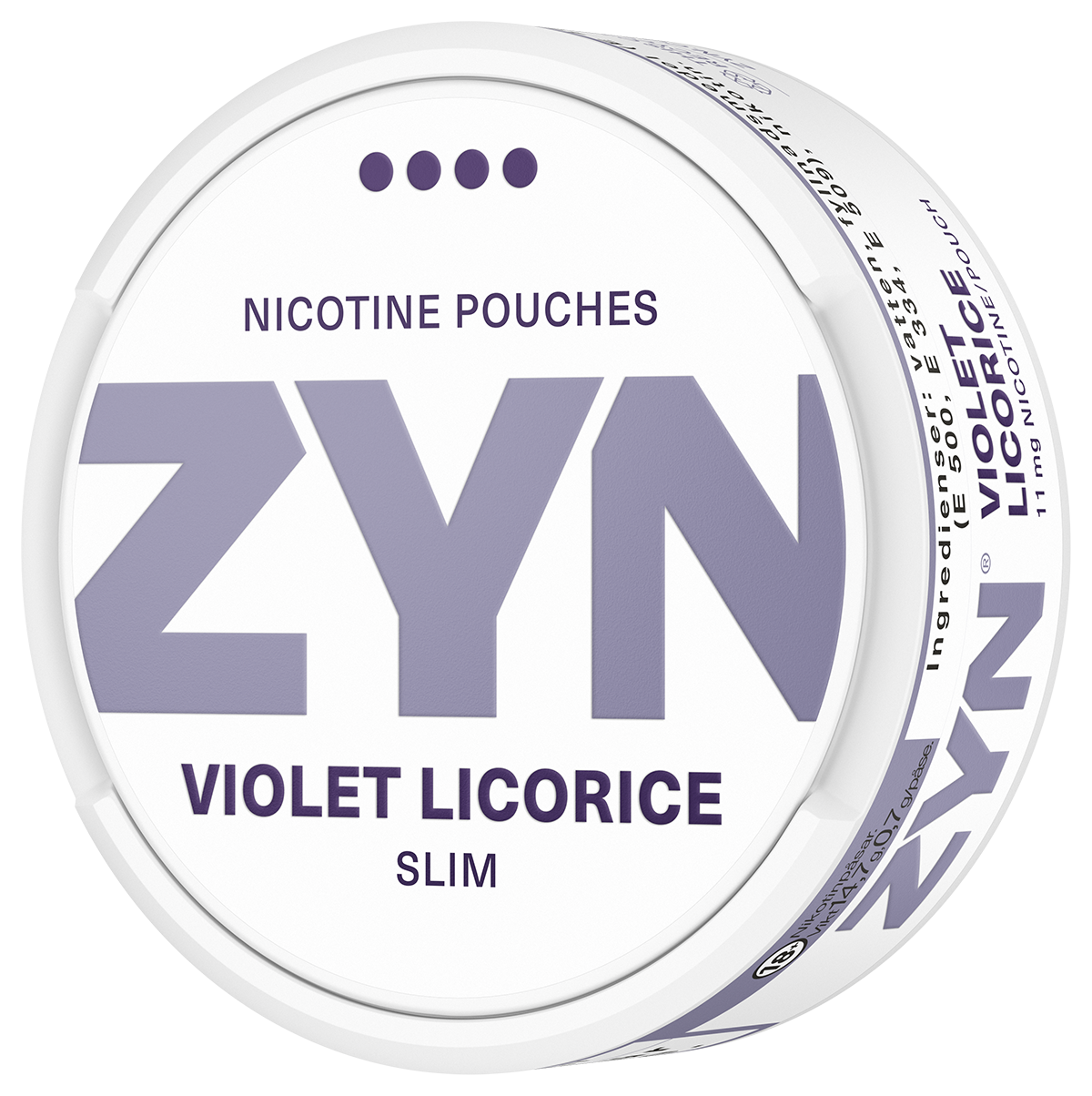 ZYN Violet Licorice Slim S4-Nicotine Pouches-Gigasnus.com