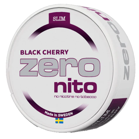 Zeronito Black Cherry Slim-Nicotine Free Pouches-Gigasnus.com