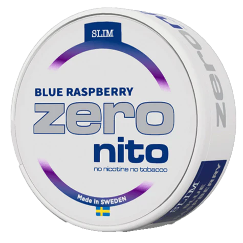 Zeronito Blue Raspberry Slim-Nicotine Free Pouches-Gigasnus.com