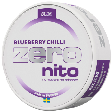 Zeronito Blueberry Chilli Slim-Nicotine Free Pouches-Gigasnus.com