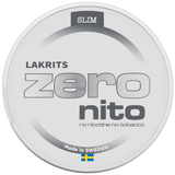 Zeronito Lakrits Slim-Nicotine Free Pouches-Gigasnus.com