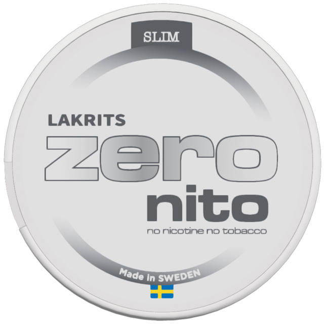 Zeronito Lakrits Slim-Nicotine Free Pouches-Gigasnus.com