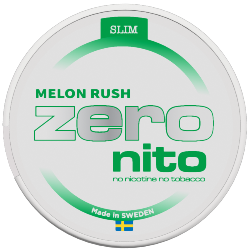 Zeronito Melon Rush Slim-Nicotine Free Pouches-Gigasnus.com