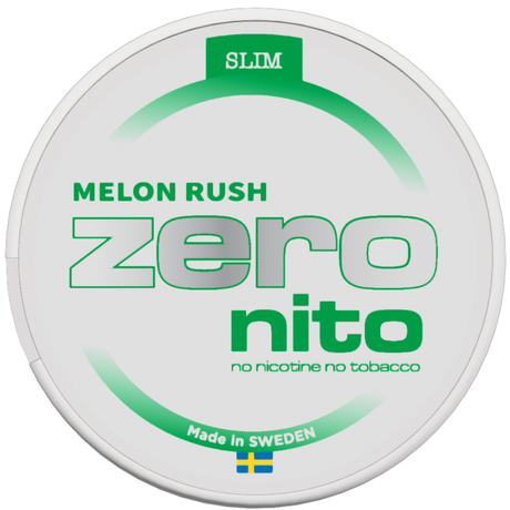 Zeronito Melon Rush Slim-Nicotine Free Pouches-Gigasnus.com