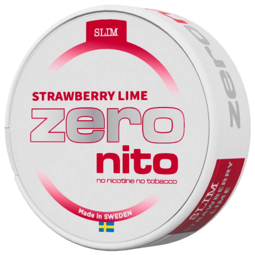Zeronito Strawberry Lime Slim-Nicotine Free Pouches-Gigasnus.com