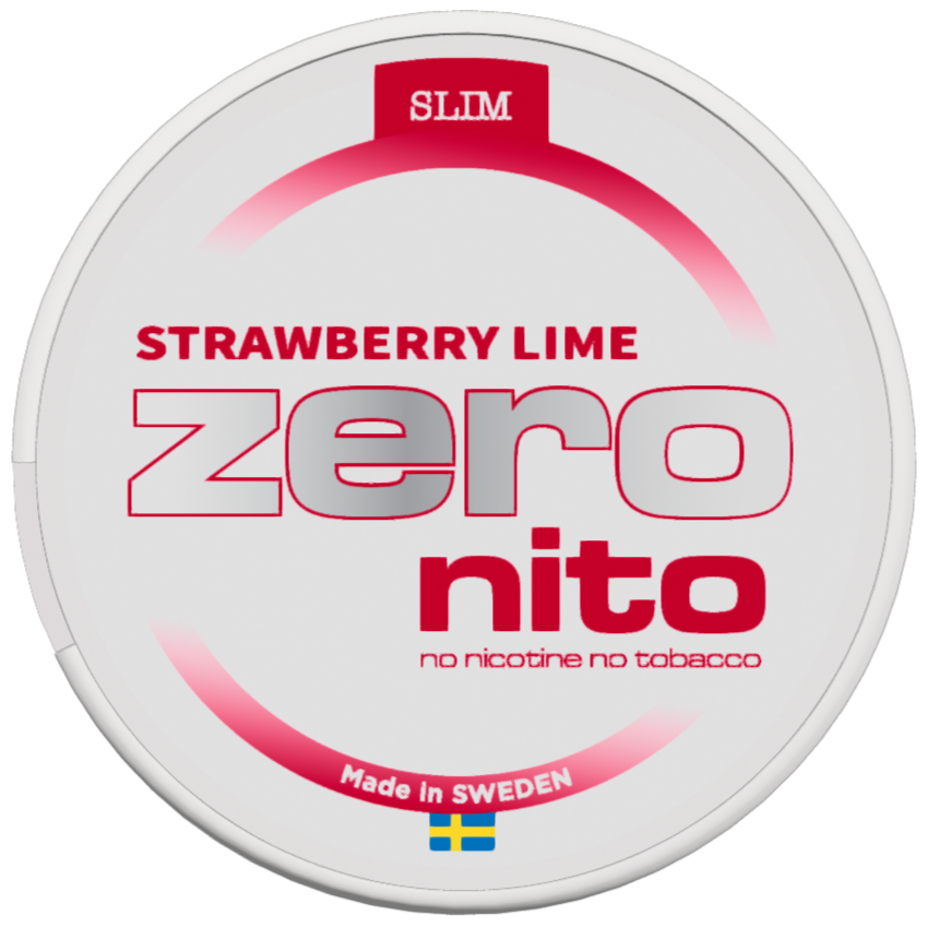 Zeronito Strawberry Lime Slim-Nicotine Free Pouches-Gigasnus.com
