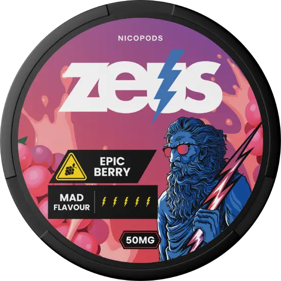 Zeus Epic Berry Extra Strong-Nicotine Pouches-Gigasnus.com