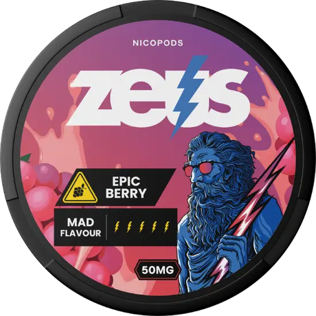 Zeus Epic Berry Extra Strong-Nicotine Pouches-Gigasnus.com
