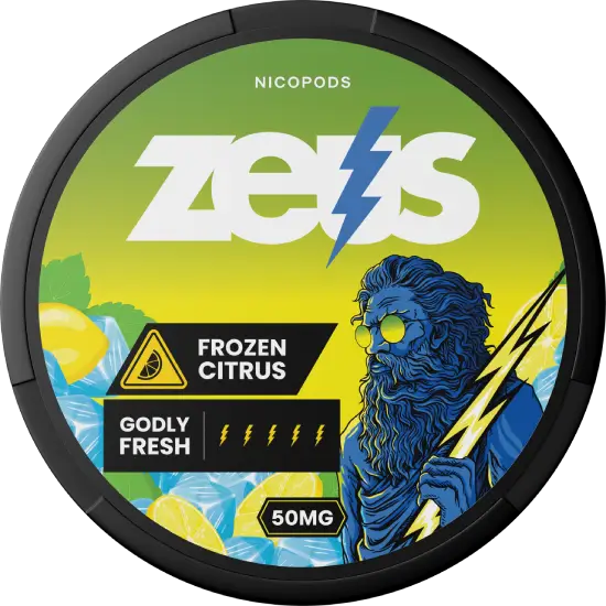 Zeus Frozen Citrus Extra Strong-Nicotine Pouches-Gigasnus.com