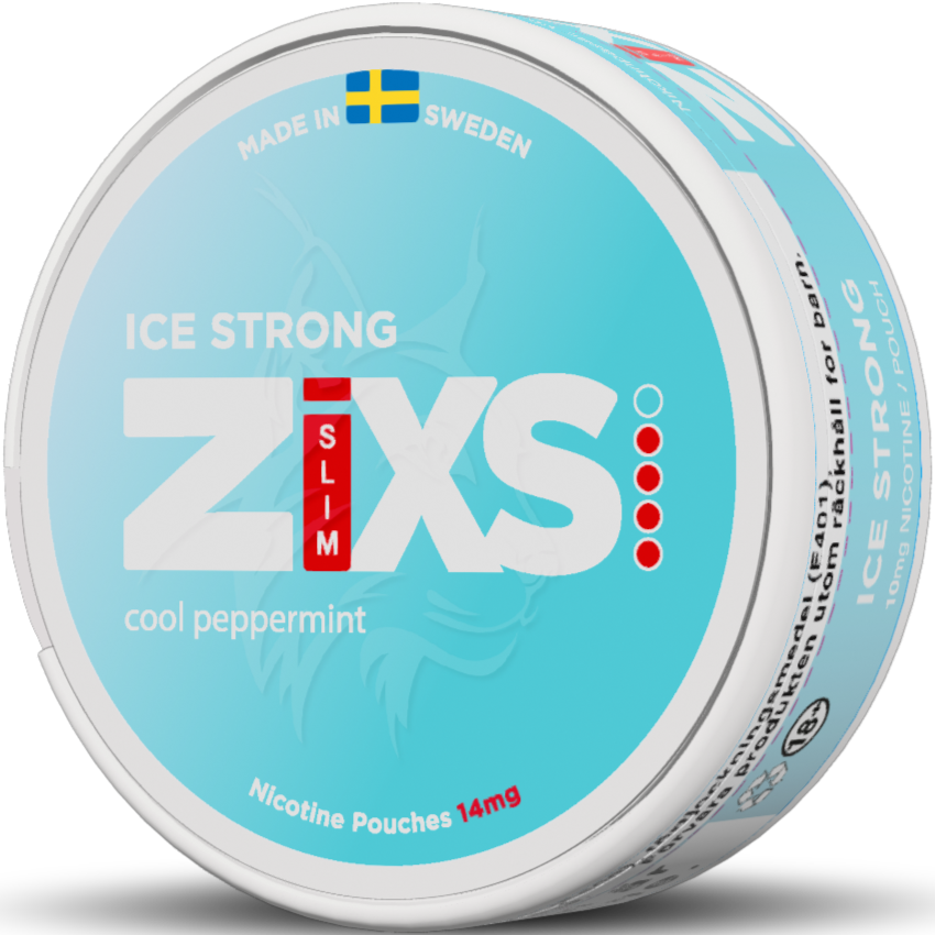 Zixs Ice Strong Slim-Nicotine Pouches-Gigasnus.com