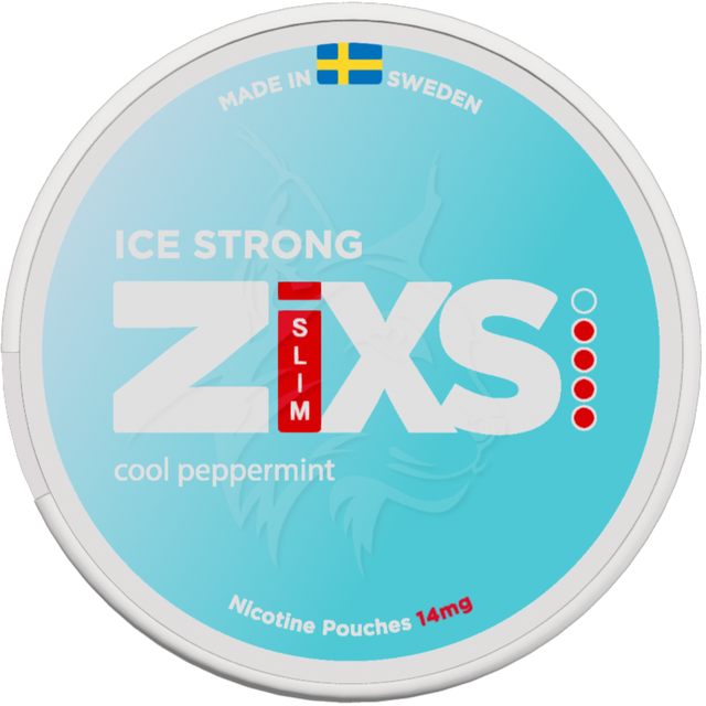 Zixs Ice Strong Slim-Nicotine Pouches-Gigasnus.com