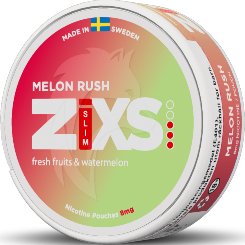Zixs Melon Rush Slim-Nicotine Pouches-Gigasnus.com
