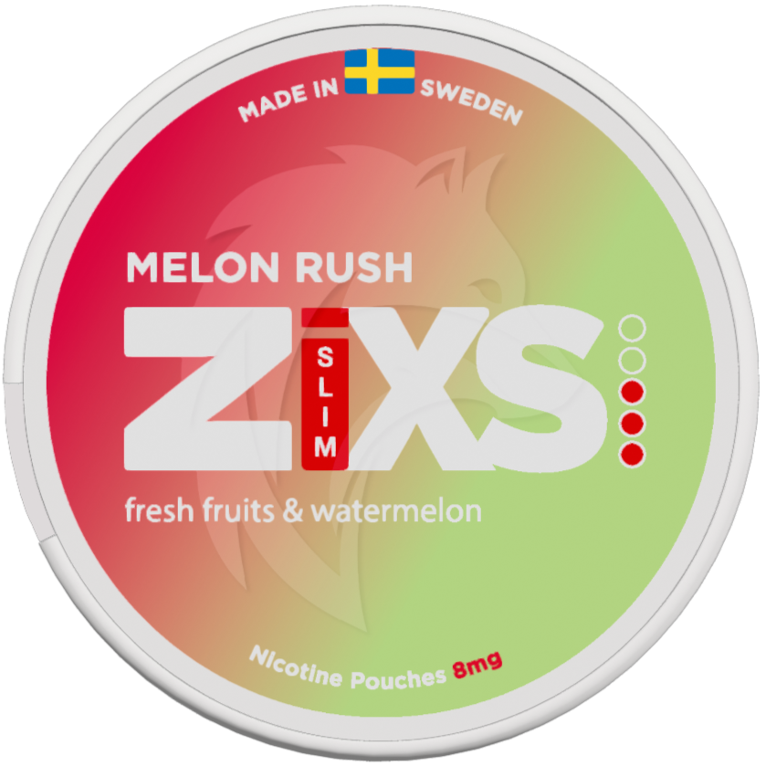 Zixs Melon Rush Slim-Nicotine Pouches-Gigasnus.com