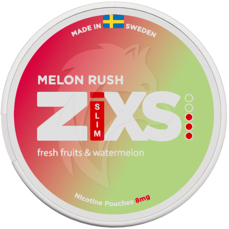 Zixs Melon Rush Slim-Nicotine Pouches-Gigasnus.com