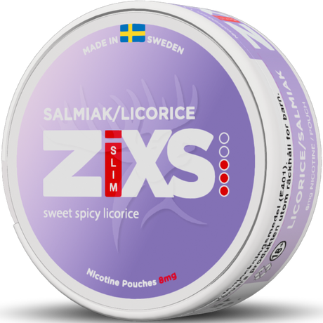 Zixs Salmiak Slim-Nicotine Pouches-Gigasnus.com