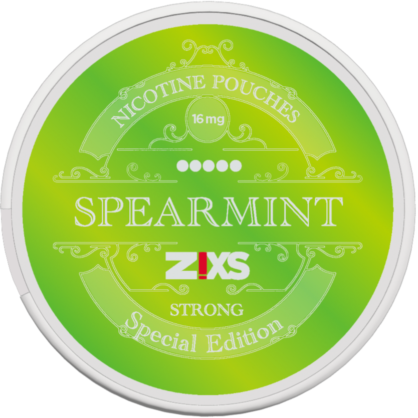Zixs Spearmint Slim-Nicotine Pouches-Gigasnus.com