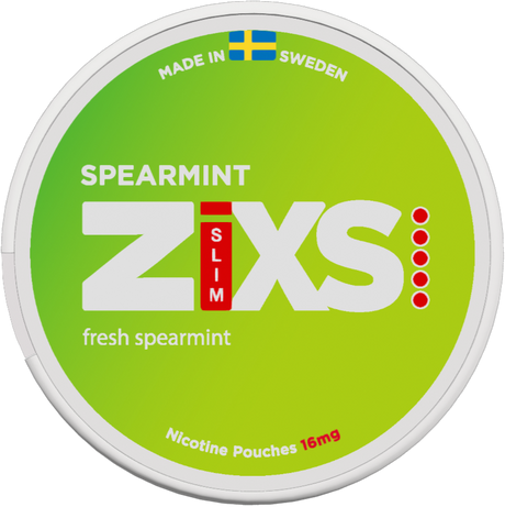Zixs Spearmint Slim-Nicotine Pouches-Gigasnus.com