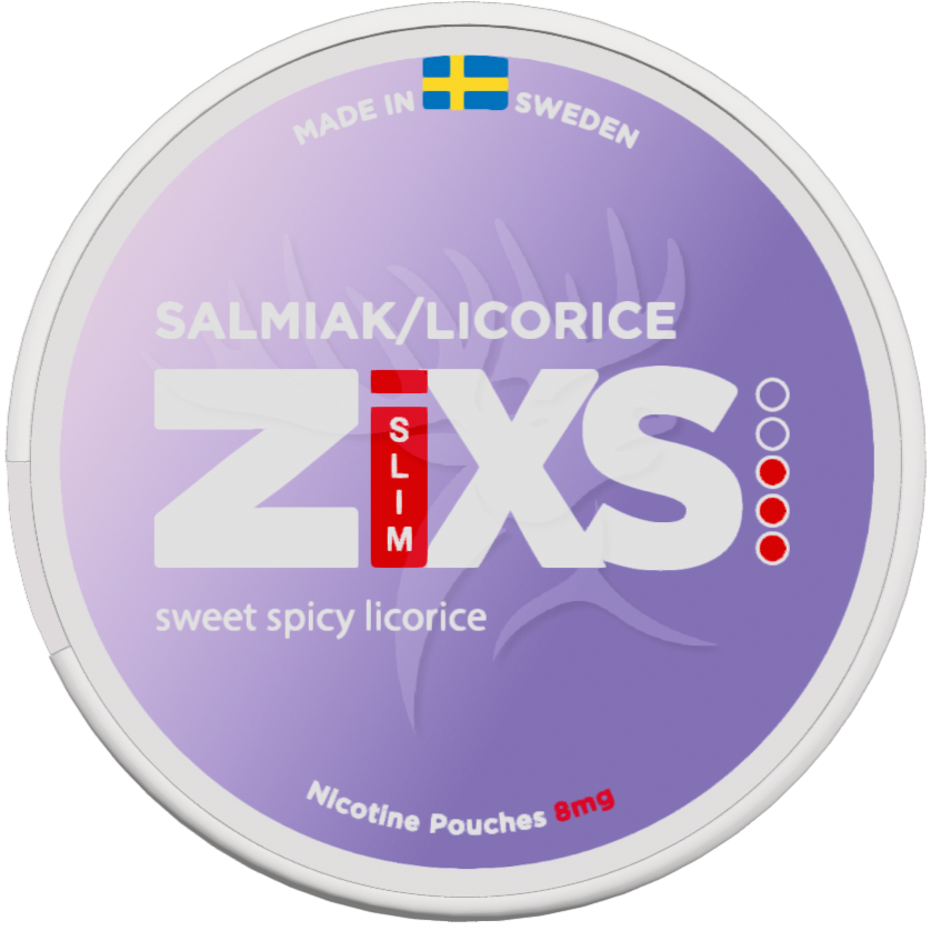 Z!xs Salmiak/licorice Slim-Nicotine Pouches-Gigasnus.com