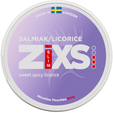 Z!xs Salmiak/licorice Slim-Nicotine Pouches-Gigasnus.com