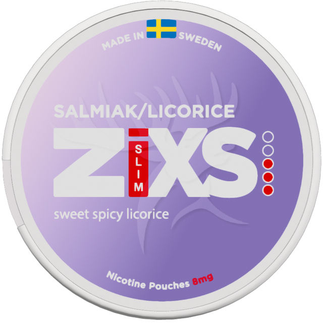 Z!xs Salmiak/licorice Slim-Nicotine Pouches-Gigasnus.com
