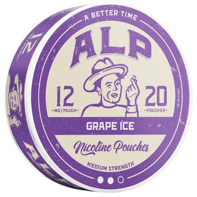 Alp Grape Ice 12mg-Nicotine Pouches-Gigasnus.com