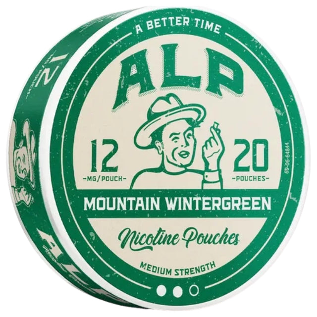 Alp Mountain Wintergreen 12mg-Nicotine Pouches-Gigasnus.com